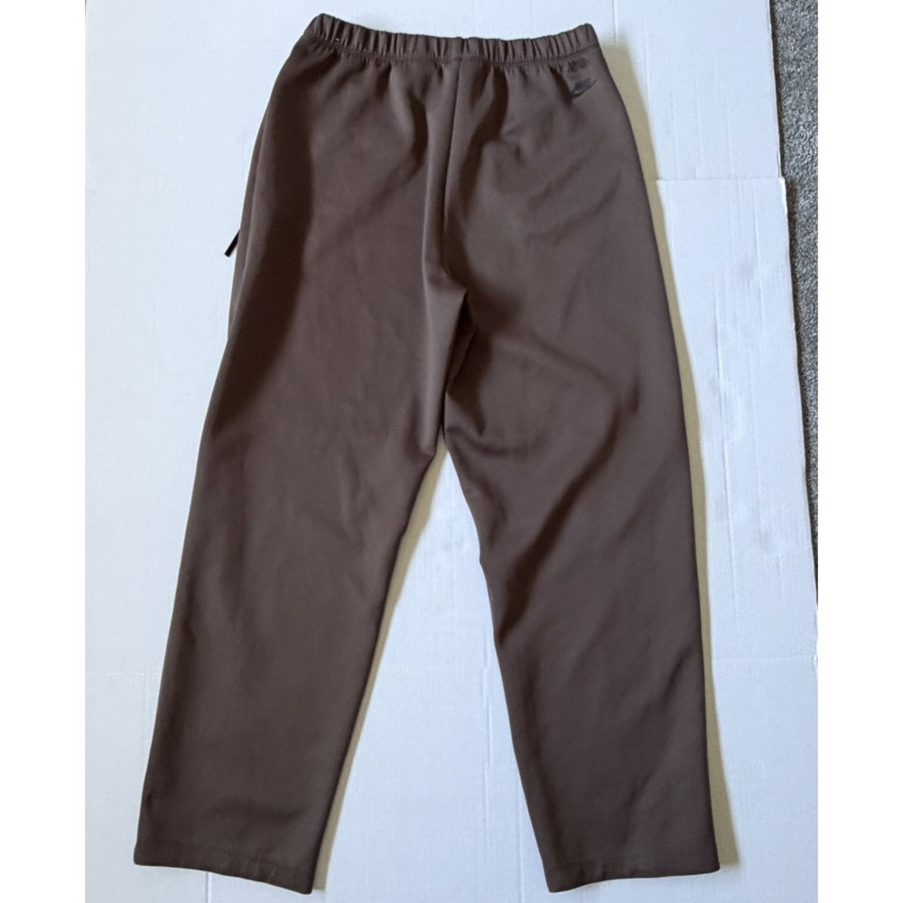 Nike Men's Large Dri-FIT Tech Pack Pants Brown Tapered Stretch Zip Pocket - Picture 8 of 9